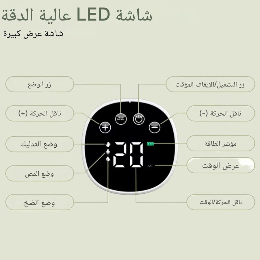 جهاز شفط حليب الأم كهربائي للرضاعة الطبيعية بدرجة صوت هادئة